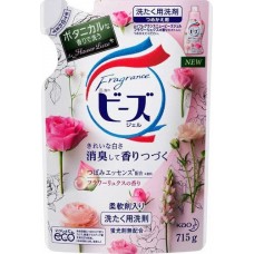 Гель для стирки с ароматом роз и кондиционирующим эффектом Kao Fragrance Beads 